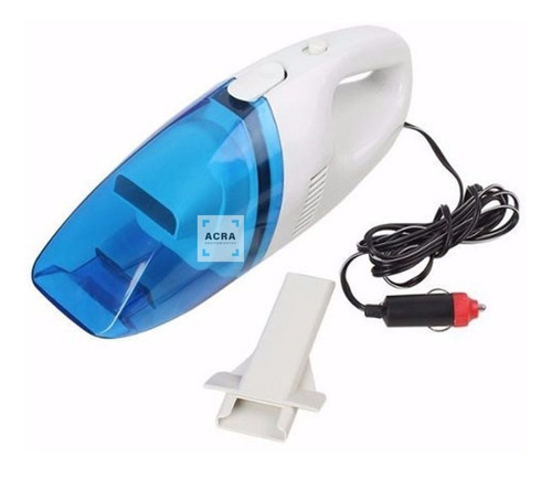 Aspiradora Portatil Para Auto Con Cable Y Adaptador Acra
