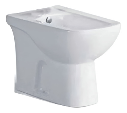 Bidet Modelo Alto En Blanco Con Terminaciones Cuadradas Acra