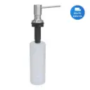Dispensador De Jabón Embutir Metal Cromado 500ml Acra