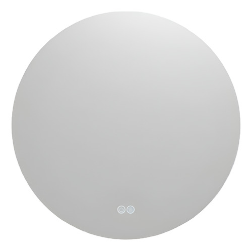 Espejo Redondo Baño 70 Cm Con Luz Led Y Desempañador Acra