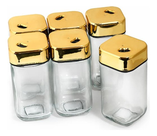 Frascos, Especieros De Vidrio Organizadores Con Tapa Acra