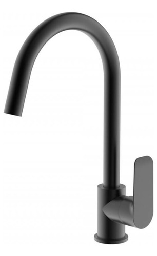 Griferia,monocomando De Cocina Negro Mate Klipen Acra