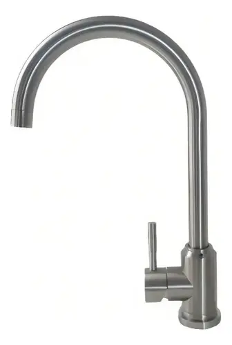 Monocomando De Cocina Ac.inox. Palito Mesada Satinado Acra