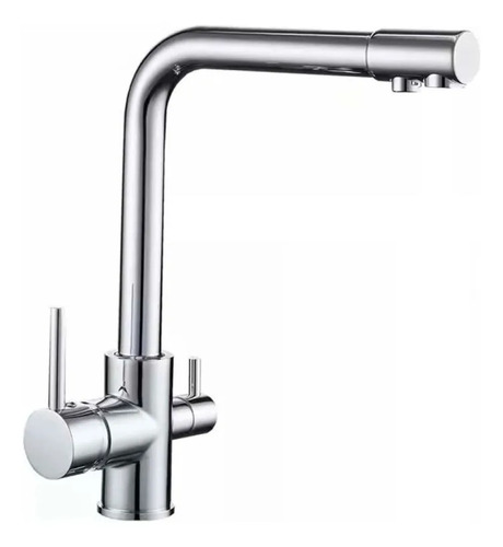 Monocomando De Cocina Cromado De Mesada Aqualia Acra