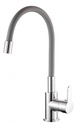 Monocomando Para Mesada Pico Gris Flexible Klipen Acra