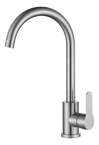 Monocomando/griferia/canilla Cocina Mesada 35 Satinada Acra