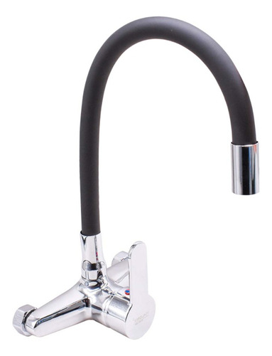 Monocomando/grifería Cocina Pared 20cm Pico Flexible Acra