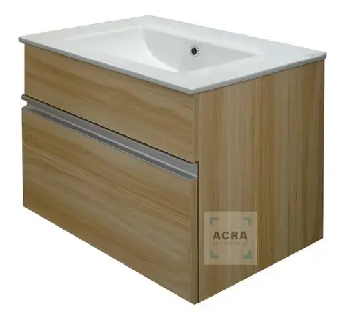 Mueble Aereo Mdf 18 En Colores Con Bacha Loza 61x46 Acra
