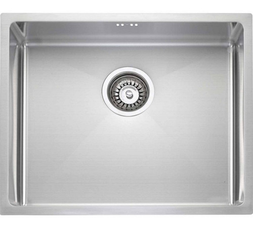 Pileta Simple Sobreponer 58x45x25 Acero 304 Con Válvula Acra