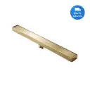 Rejilla Desagüe De Piso Lineal Lisa Gold 50 Cm Largo Selen