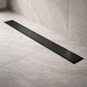 Rejilla Desagüe De Piso Lineal Lisa Negro 50 Cm Largo Selen.
