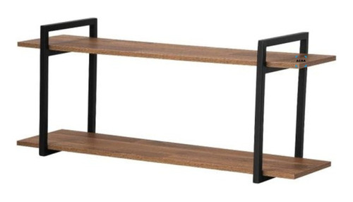 Repisa Estante Soporte Mueble Recibidor Madera Hierro Acra