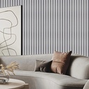 Revestimiento P/pared 2.9m X 0.16 Panel Wall Gris Claro Acra