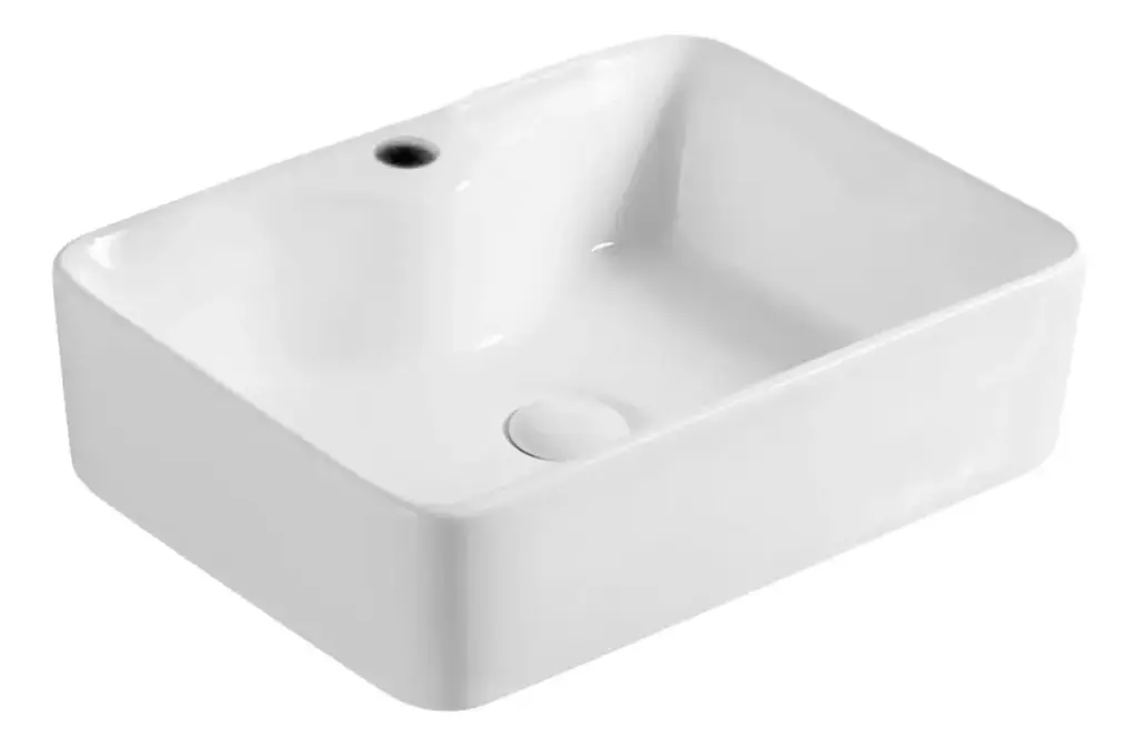 Bacha Pileta De Apoyo Para Baño Blanco Brillo Acra
