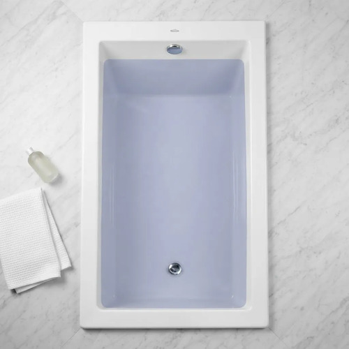 Bañera Acrílico Niza De Empotrar 170 Cm Blanco Acra