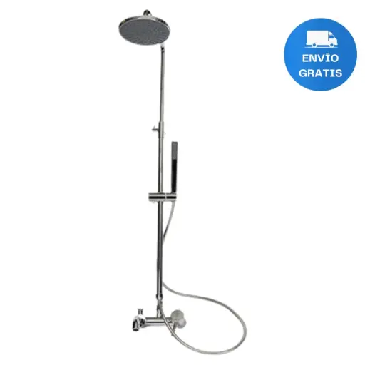 [MLU641970733] Barral Exterior Ducha Cromado Rimontti Con Monocomando Acra
