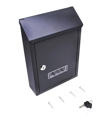 [MLU481094357] Buzonera Metálica Para Recibos 20x30cm Con Llave Y Tapa Acra
