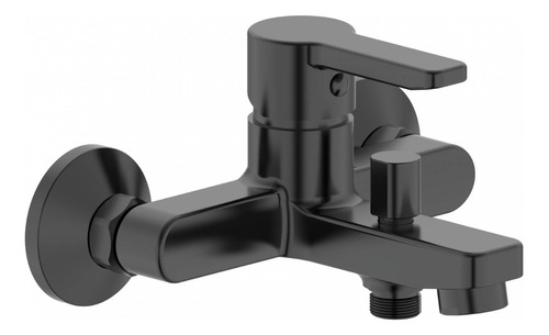 [MLU692200338] Ducha Bañera Monocomando En Negro Mate Klipen Trento Acra