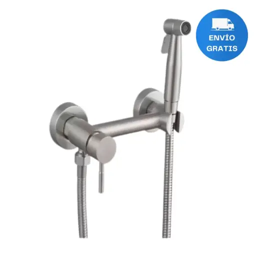 [MLU654092627] Ducha Higiénica Fría, Cal. Cromo Acero Inox. 10 Cm Kook Acra