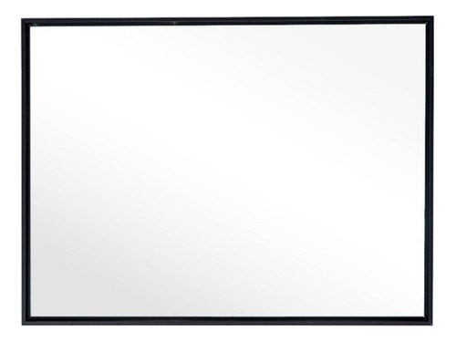 [MLU691213110] Espejo Con Marco Negro Baño Living Dormitorio 120 Cm Acra
