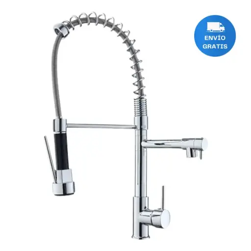 [MLU606081676] Griferia/monocomando Cheff De Cocina Con Extensible Acra