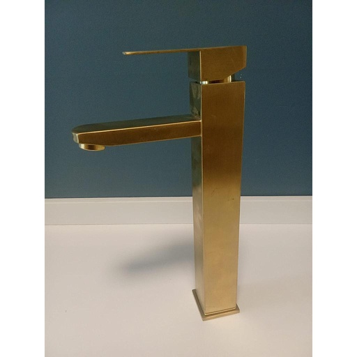 Grifería CON DETALLE Monocomando Baño Dorado Gold Oro Alta