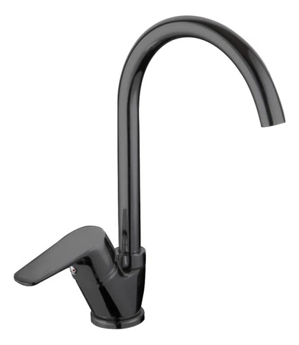 [MLU949721574] Grifería Para Cocina Concept Negro Mate 285 Mm