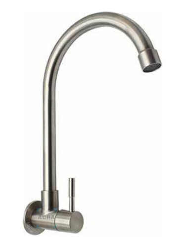 [MLU625594330] Grifería Solo Frio Satinada De Pared Rimontti Acra