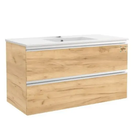 [MLU473282280] Mesada De Loza 80cm Con Mueble Aéreo Y Cajón Acra