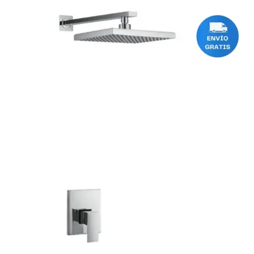 [MLU682256382] Mezcladora Monocomando Ducha Cromado De Empotrar Acra
