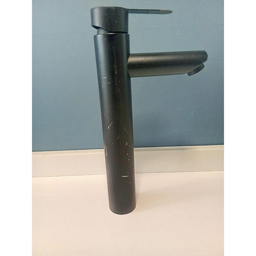 Mono/griferia/canilla Alta CON DETALLE Para Lavabo Baño Negro Mate