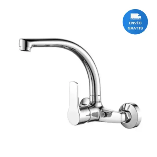 [MLU468396154] Monocomando Cocina Para Pared Wico 40mm Acra