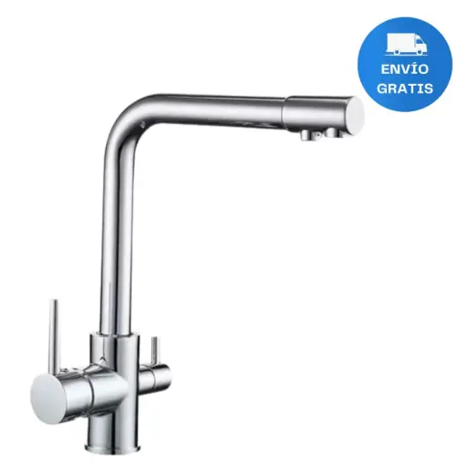 [MLU1199253490] Monocomando De Cocina Cromado De Mesada Aqualia Acra