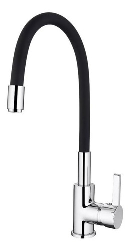 [MLU469717999] Monocomando Para Mesada Pico Negro Flexible 35mm Acra