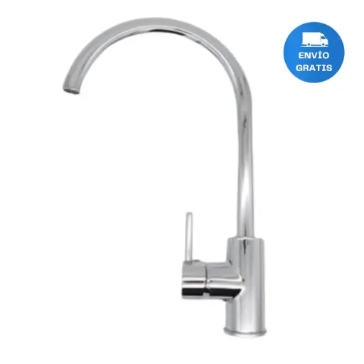 [MLU687664178] Monocomando, Grifería De Mesada Cocina Cromado Wico Acra