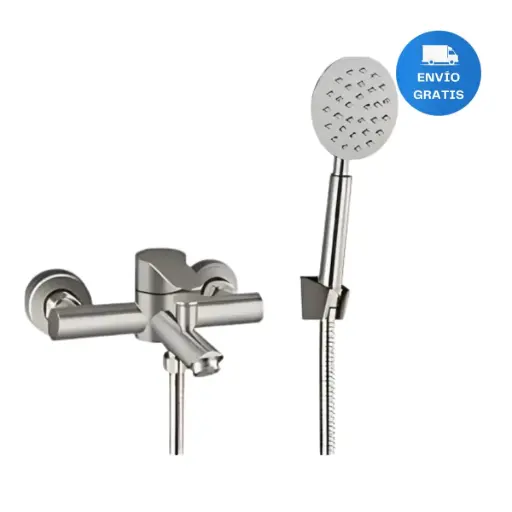 [MLU610248180] Monocomando/griferia De Ducha Satinado Opaco Acra