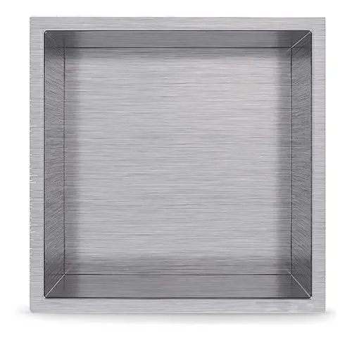 [MLU1069725974] Nicho En Acero Inoxidable Ss304 30x30x12 Satinado Acra
