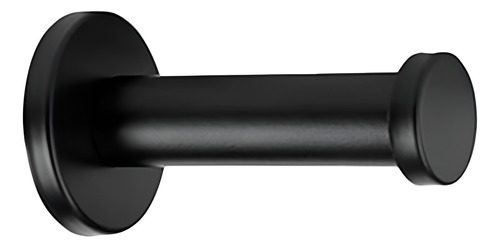 [MLU642540907] Perchero/toallero De Metal Negro Mate Para Baño Cocina Acra