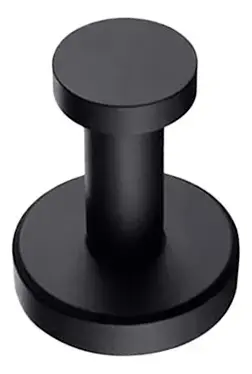 [MLU642540907] Perchero/toallero De Metal Negro Mate Para Baño Cocina Acra