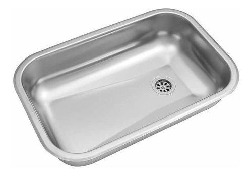 [MLU600824370] Pileta Acero Inox 52x32x13 + Valvula Original Johnson Acra