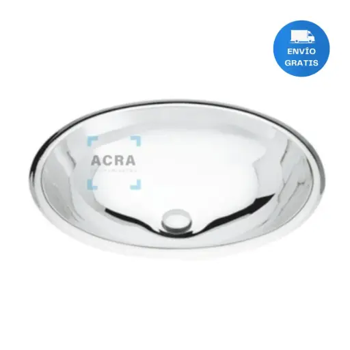 [MLU625423283] Pileta Bacha Acero Tramontina Ovalada Cocina Acra