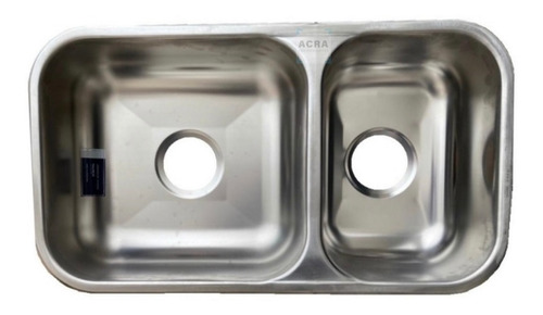 [MLU478965260] Pileta Y Media Cocina De Acero Inox Johnson Embutir Acra