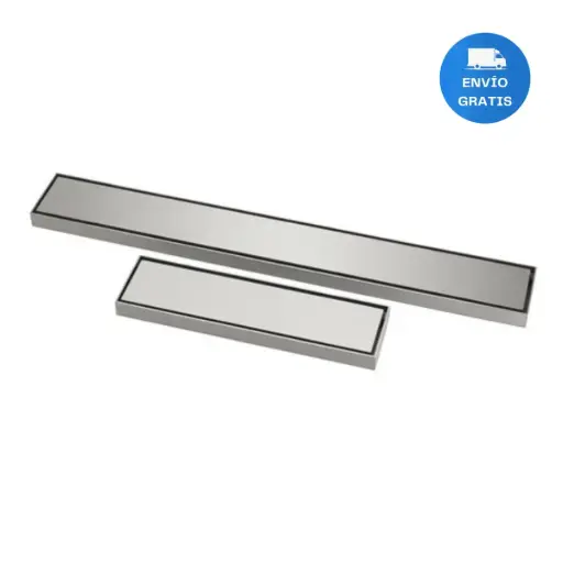 [MLU714585872] Rejilla Desagüe De Piso Lineal Lisa 20 Cm Selen