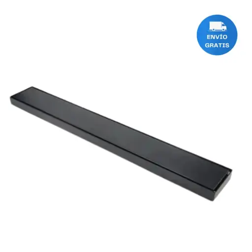 [MLU665019539] Rejilla Desagüe De Piso Lineal Lisa Negro 70 Cm Largo Selen