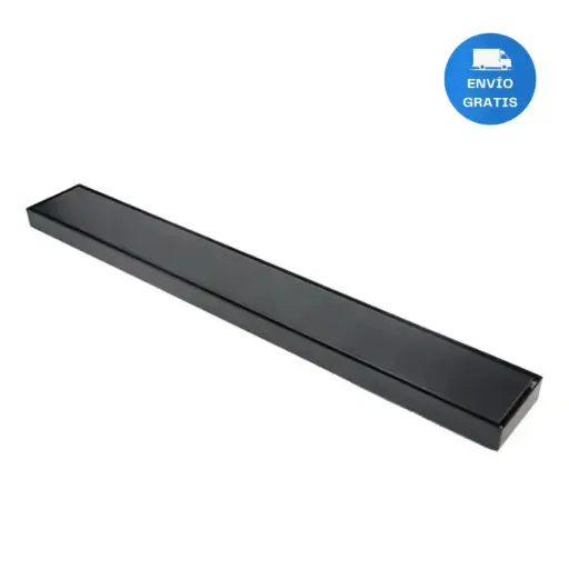 [MLU1070834542] Rejilla Negra Tramontina Para Ducha Acero 304 60x7x3.3 Acra