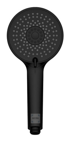 [MLU601304349] Roseta De Ducha En Negro Rimontti Acra