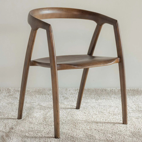 [MLU1004320418] Silla De Comedor De Madera Maciza Lustrada Selen