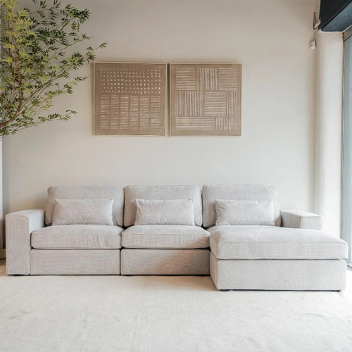 [MLU1001343536] Sofá Modular Cinco Cuerpos Gris Selen