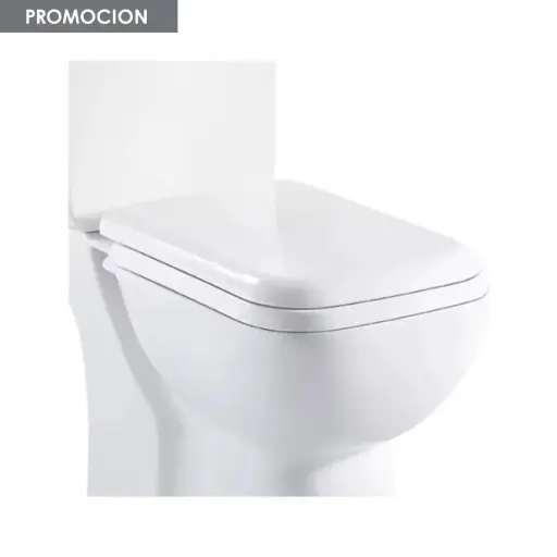 [MLU652658393] Tapa De Inodoro Water Recta Con Cierre Lento Acra