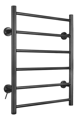 [MLU701406088] Toallero Negro Mate Calienta Toalla Aqualia 50 W 53x68 Acra